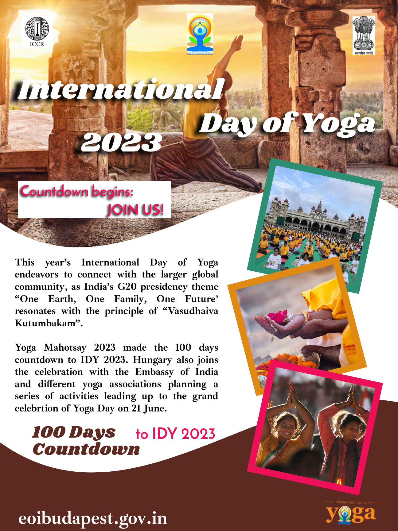 IDY 100 days countdown